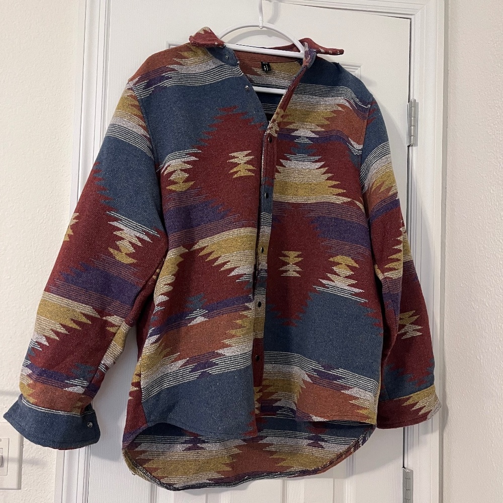 Western Print Jacket (size XXXL)